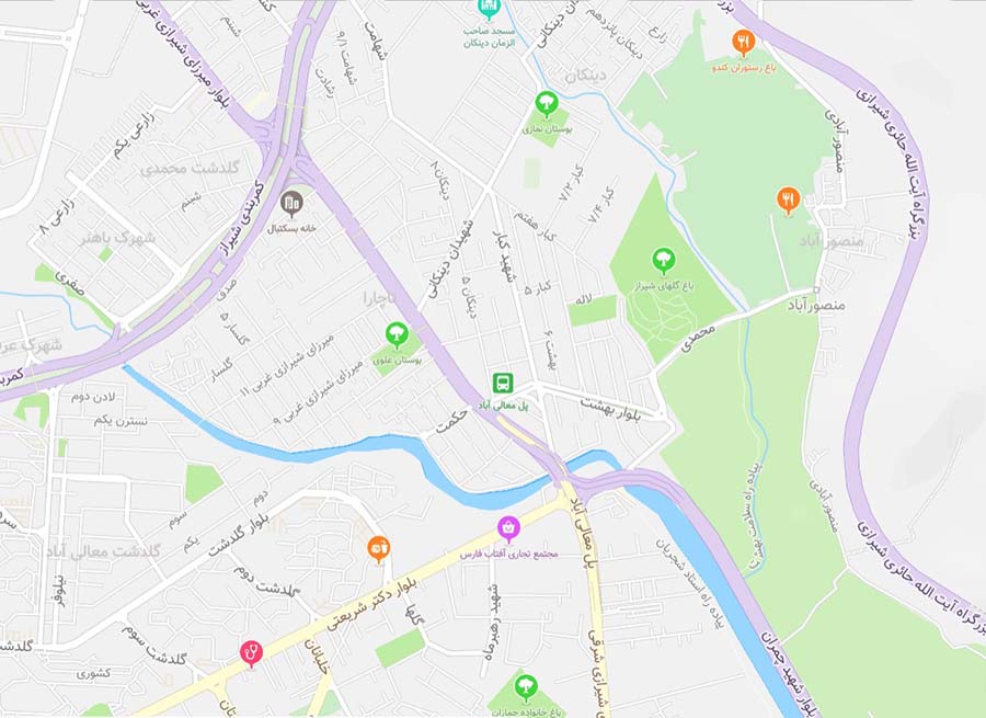 namazimap - تماس با ما